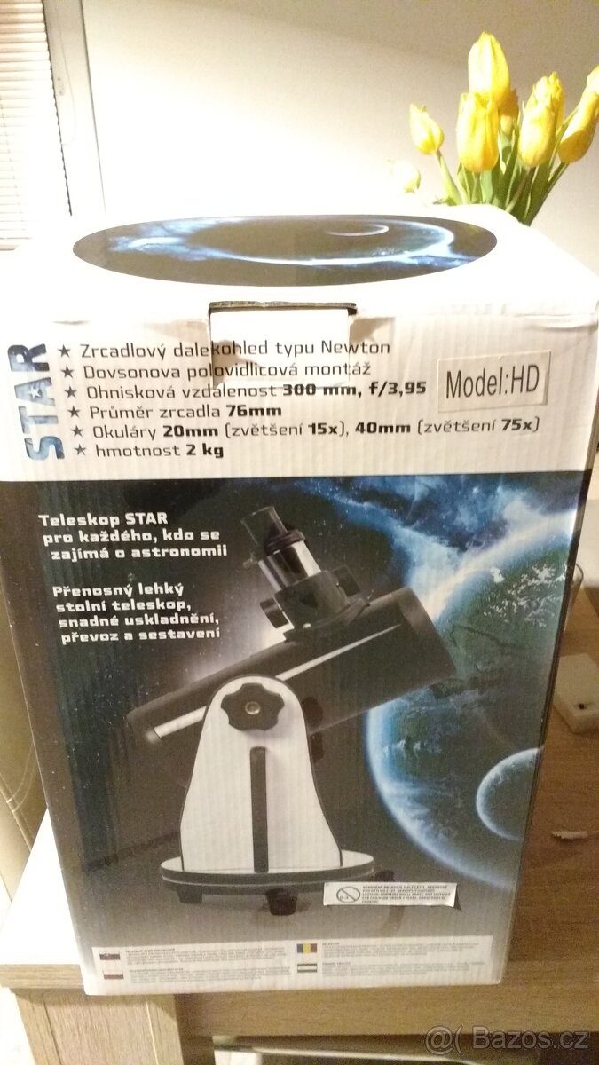 dětský teleskop STAR HD, dětská skluzavka,retro elektrostave
