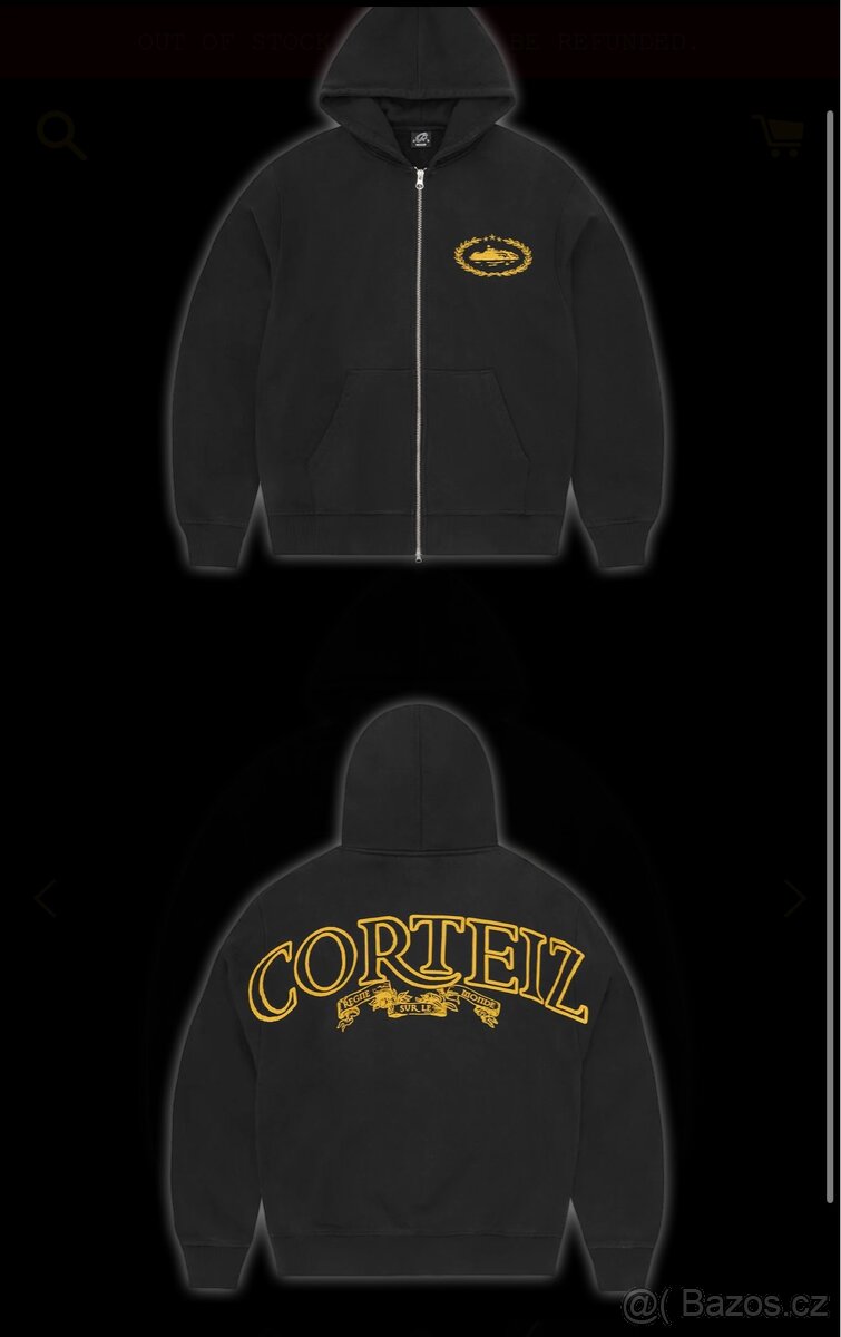 Corteiz superior zip mikina