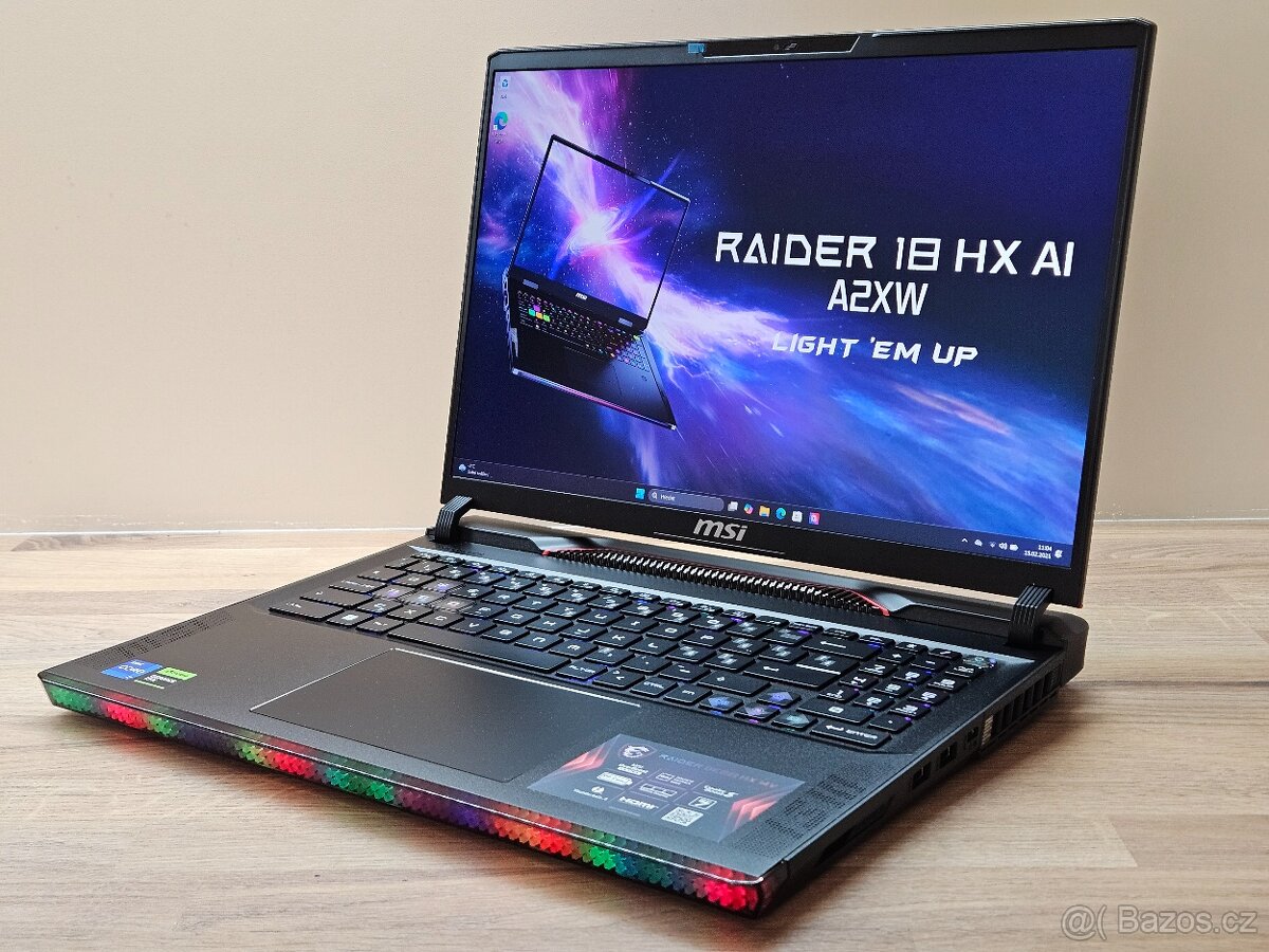 16" 240HZ 2K_MSI RAIDER GE68HX_i9-14900HX_32GB_RTX 4060 8GB