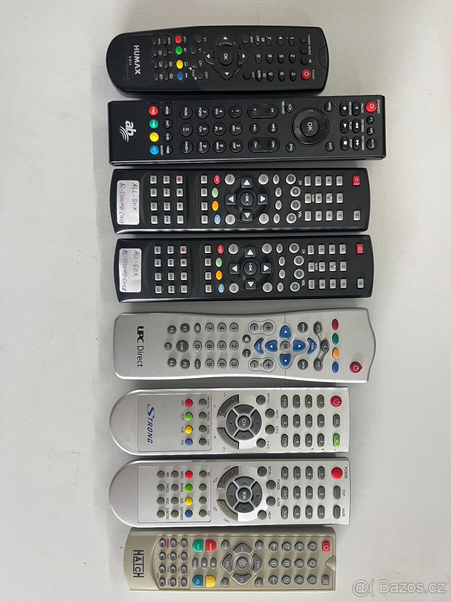 dálkový ovladač DVD, televizor, set top boxu a jiné