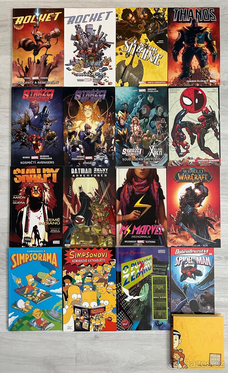 Prodám komiksy po 100,- za kus.