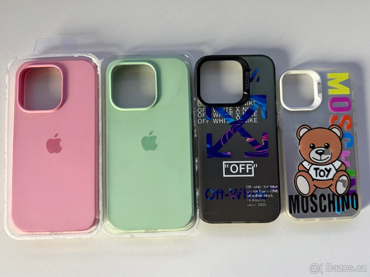 Prodám kryty na iPhone 15 PRO a 1x na 12 mini- napravo