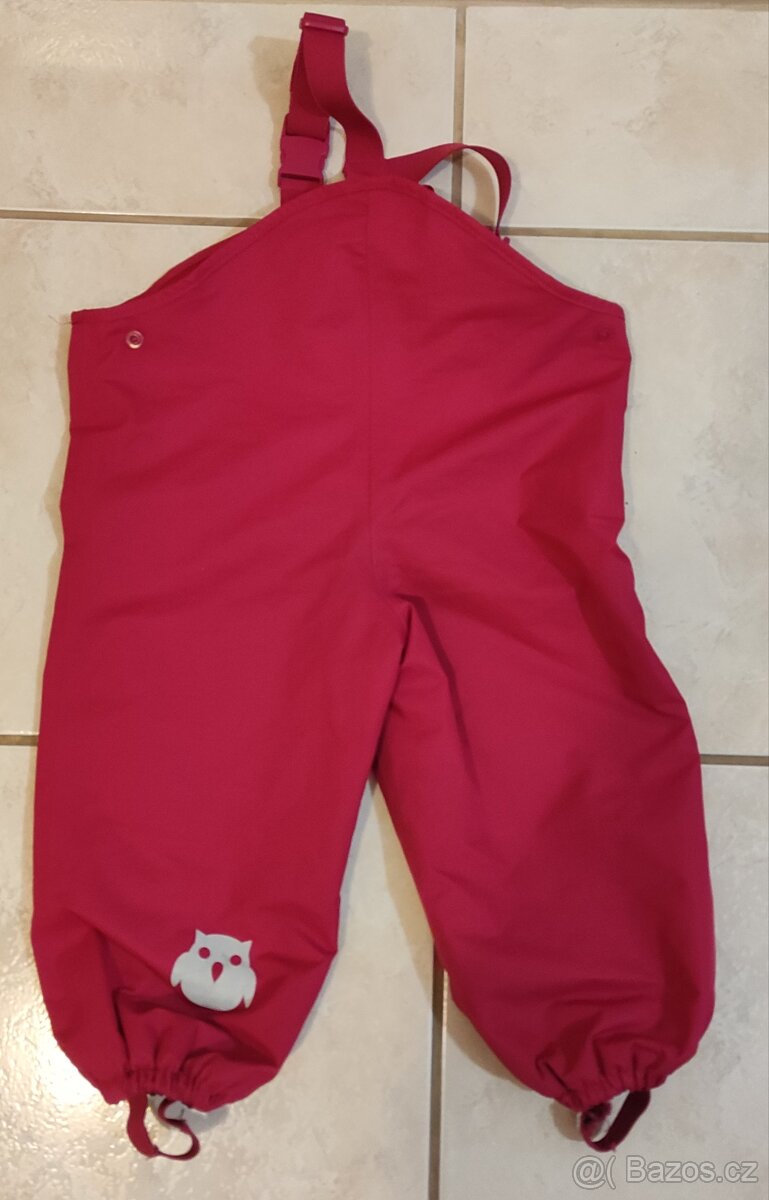 Nepromokavé kalhoty do deště vel.86/92