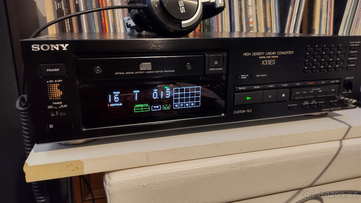 SONY CDP-X33ES Stereo CD Player + Příslušenství