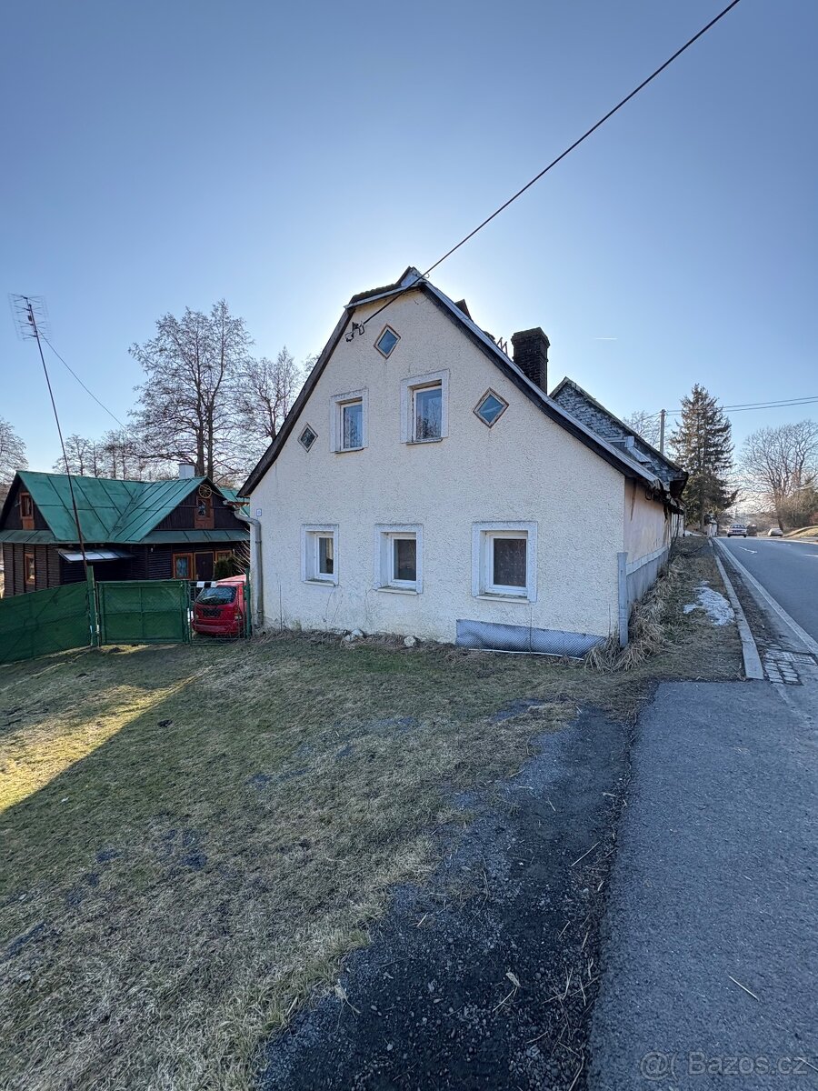 Prodej rodinného domu s velkou stodolou – Jamartice u Rýmařo