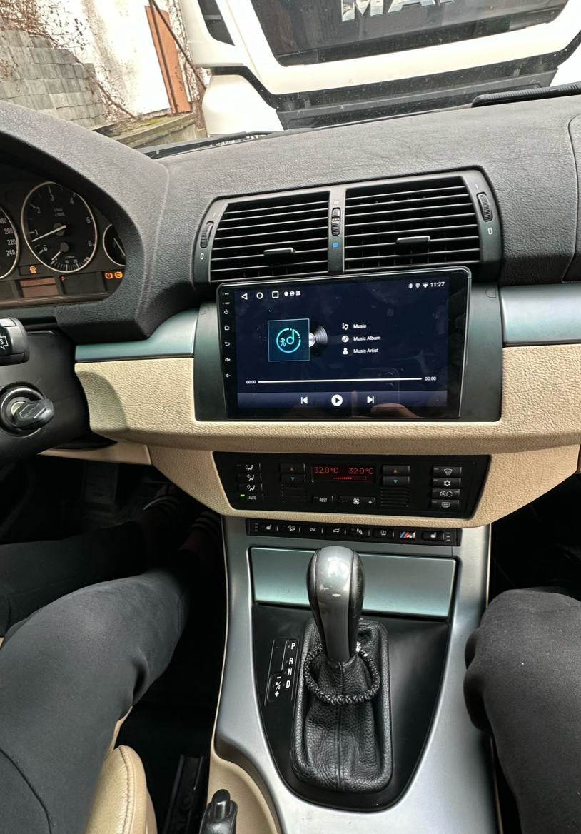 NOVÉ 9" Android 13 Autorádio BMW řada 5 E39, X5 E53