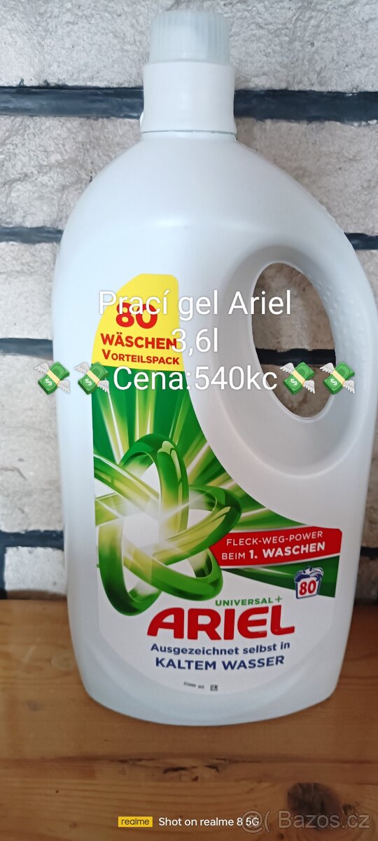 Prací gel Ariel z Německa