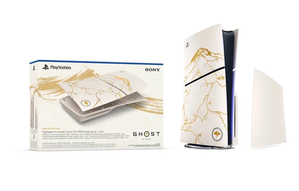 PS5 Ghost Of Yotei Console Covers Gold Limited Edition NOVÉ