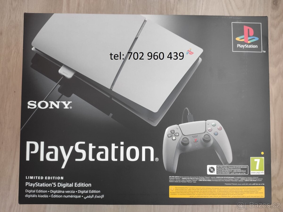 PS5 PlayStation 5 30th Anniversary Digital Edition - NOVÁ -
