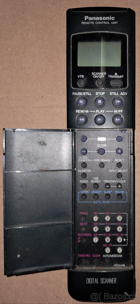 Ovladač, Panasonic, videorekorder.