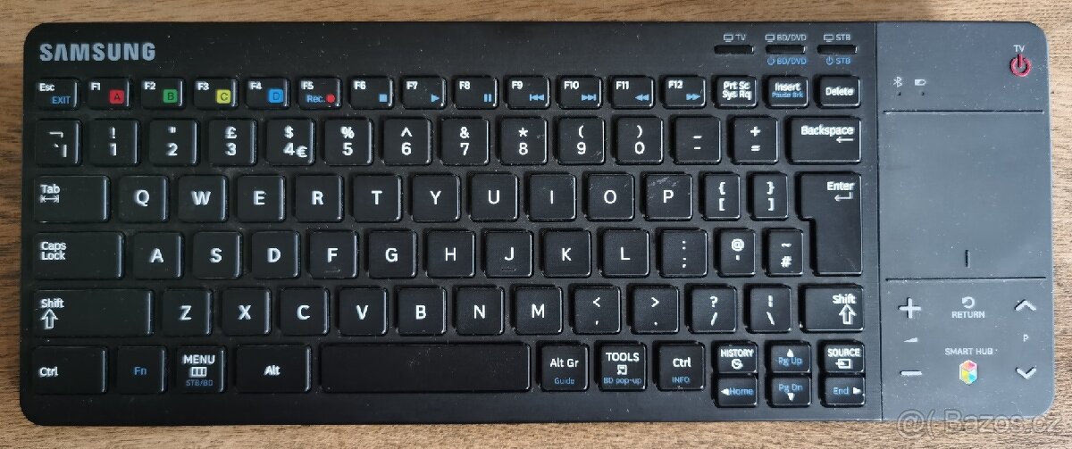 Bluetooth klávesnice pro ovládání Smart TV
