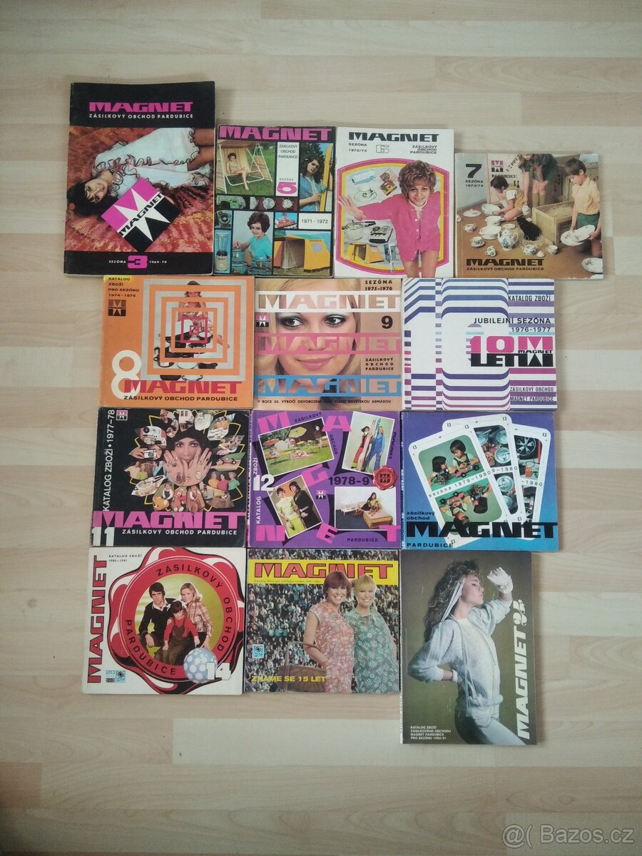 Katalogy Magnet IGRA,ITES,SMĚR,KDN a jiné