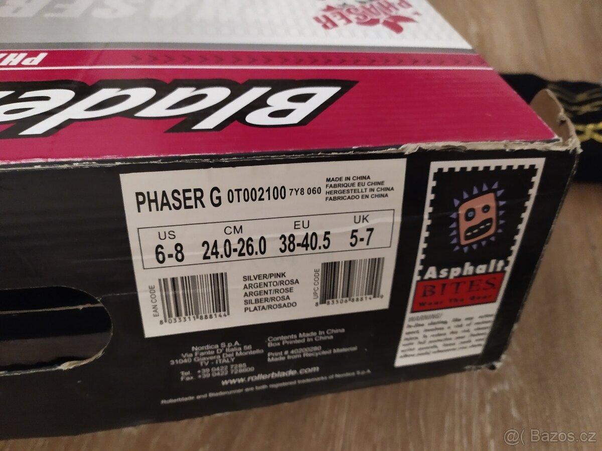 Dětské dívčí brusle