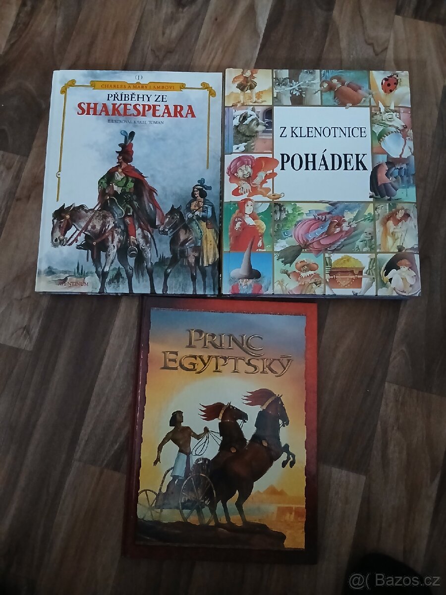 3x pohádkové knihy