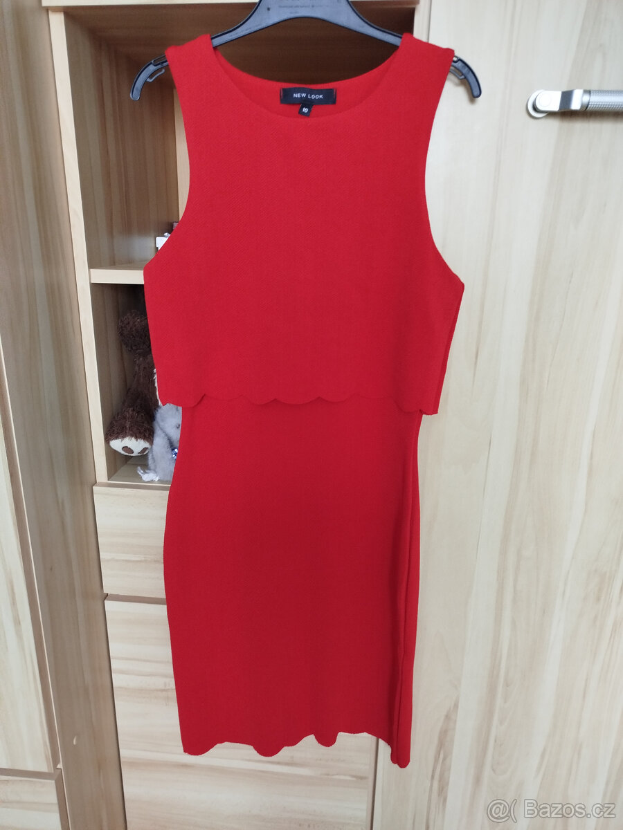 červené šaty, zn.New Look
