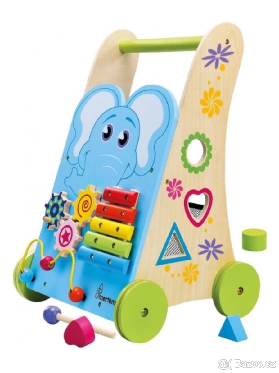 Multifunkční dřevěné chodítko