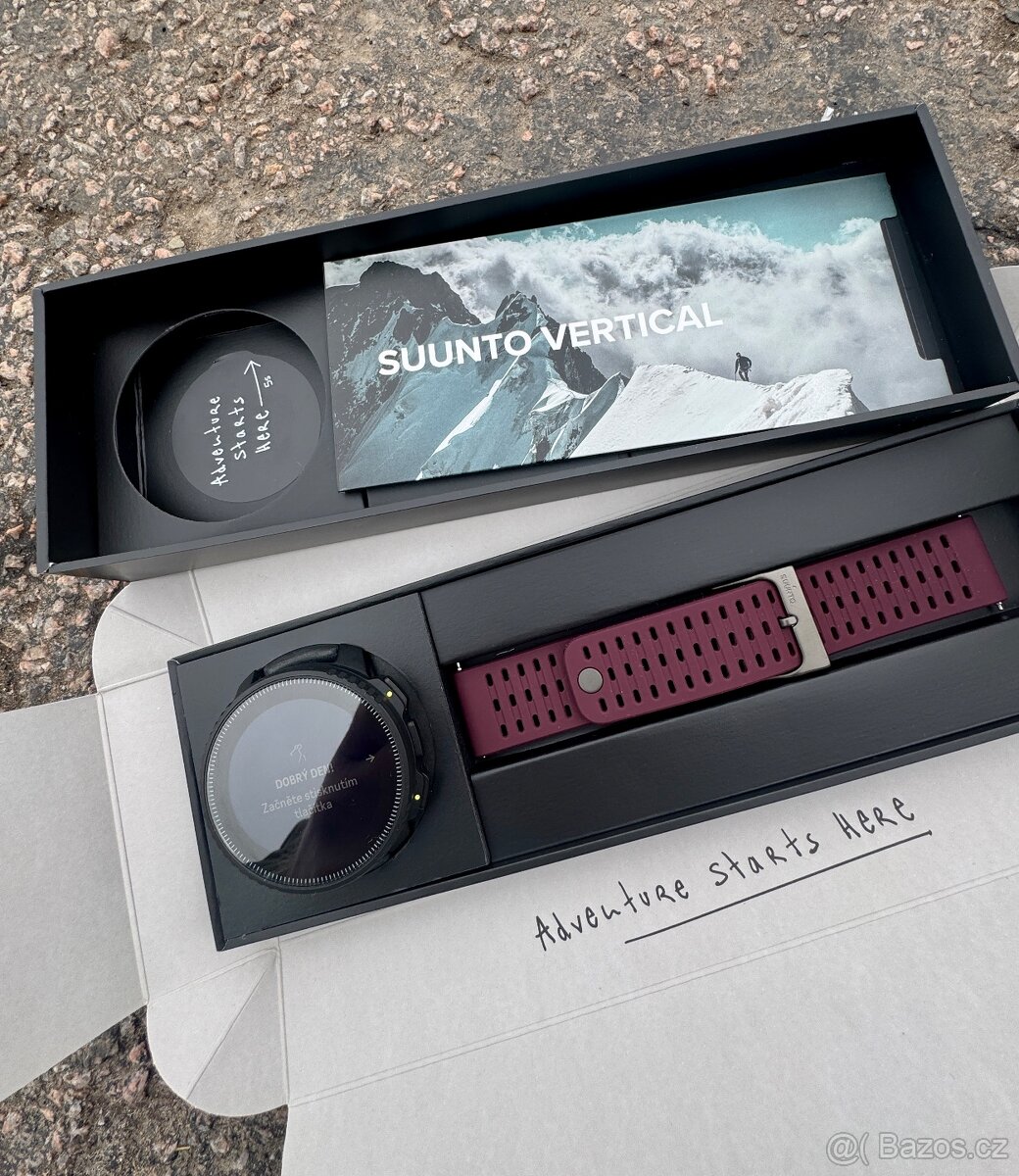 Suunto Vertical Black Ruby (nové, záruka od 12/25)