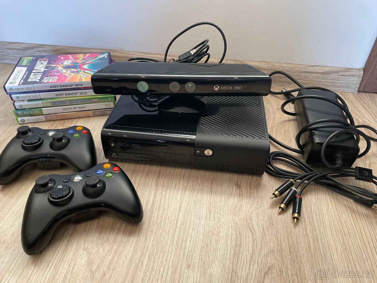 Xbox 360 + kinect + hry