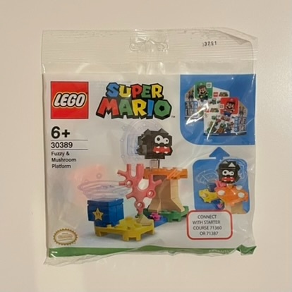 LEGO Super Mario 30389 Fuzzy a Mushroom v akci – rozšiřující