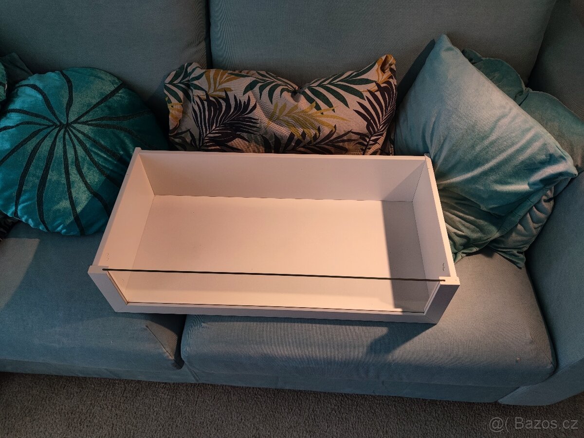 Ikea KOMPLEMENT zásuvka s proskleným čelem 75x35 cm