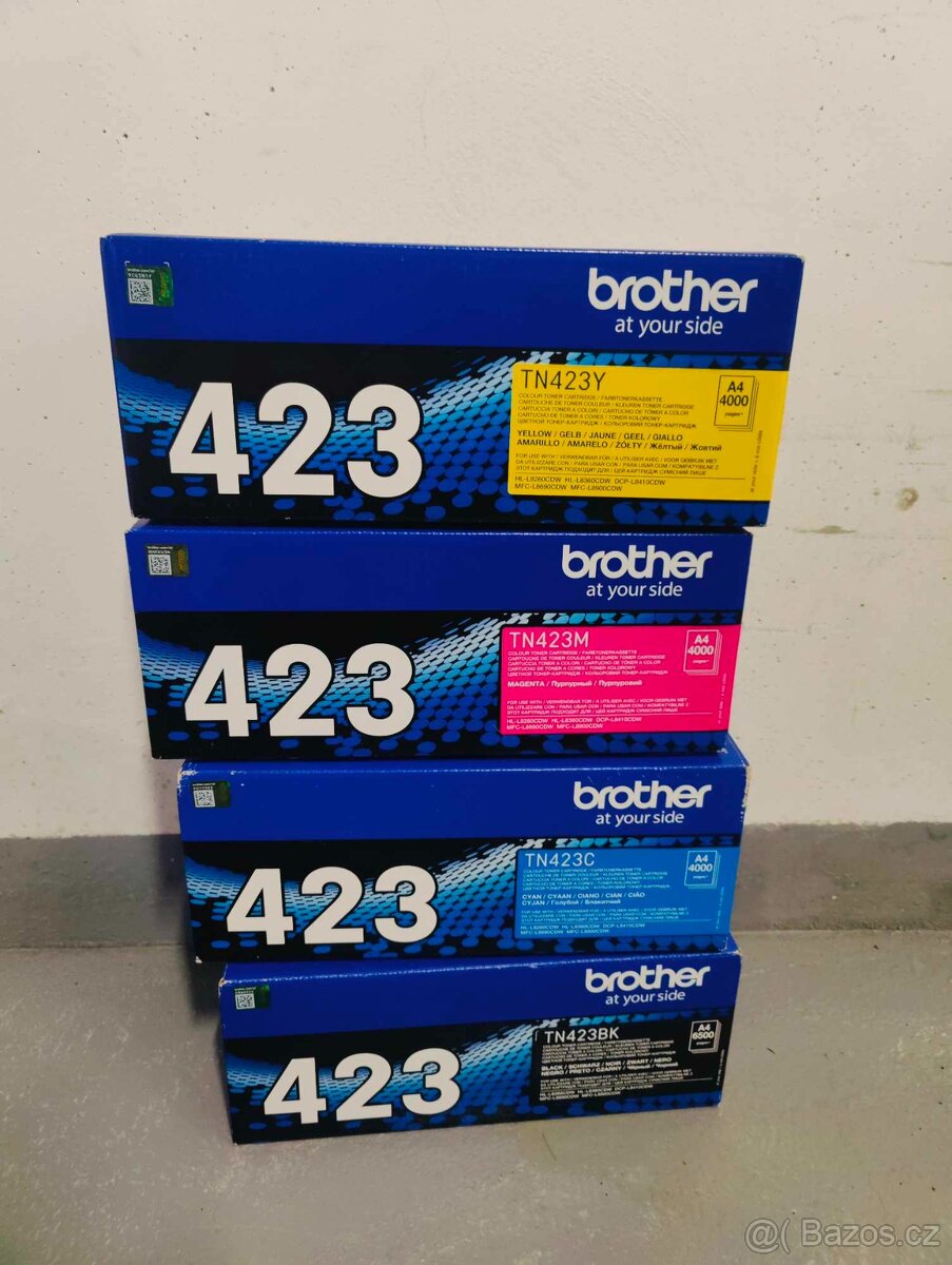 Brother TN-423C,M,Y,BK