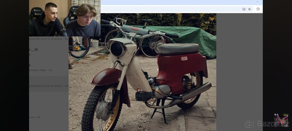 Koupím Jawa pionýr