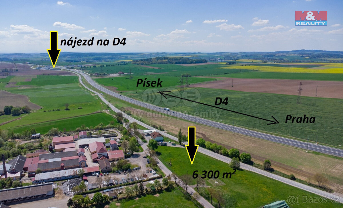 Prodej komerčního pozemku, 6300 m², Zalužany