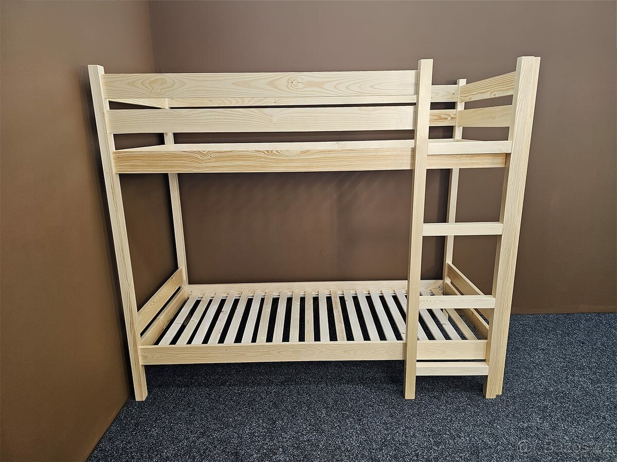 Prodám nové Exkluzivní patrové postel 90x200x180cm s roštem