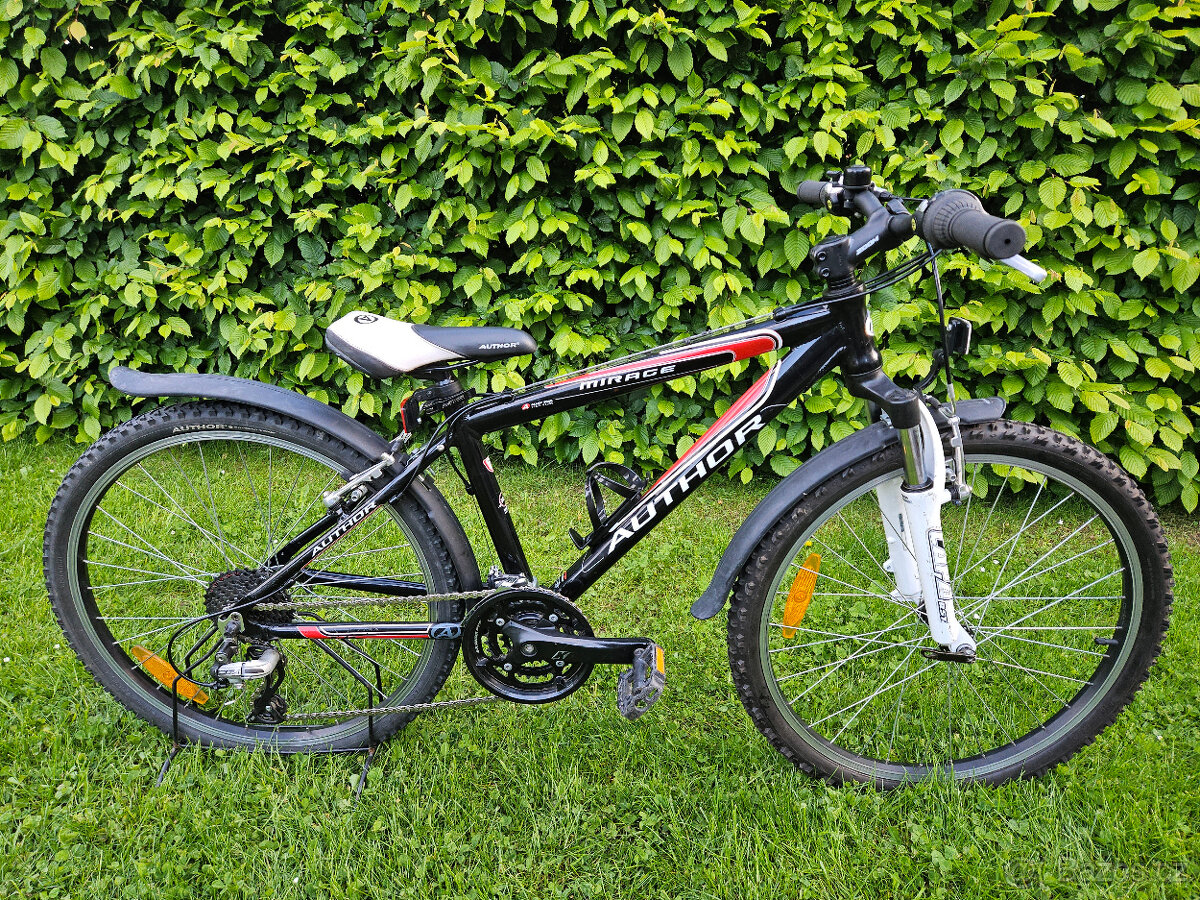 24" horské hliníkové kolo AUTHOR, rám 14" od 125 cm