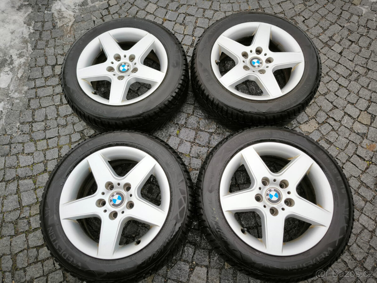 Litá kola 5x120 R16, zánovní zimní pneu 205/55/16