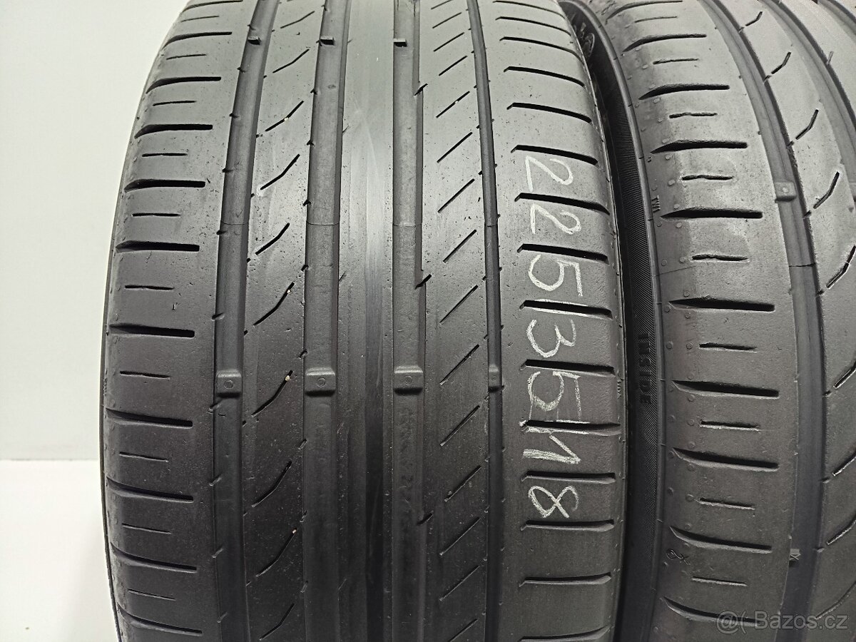 2ks letní pneu 225/35/18 Continental
