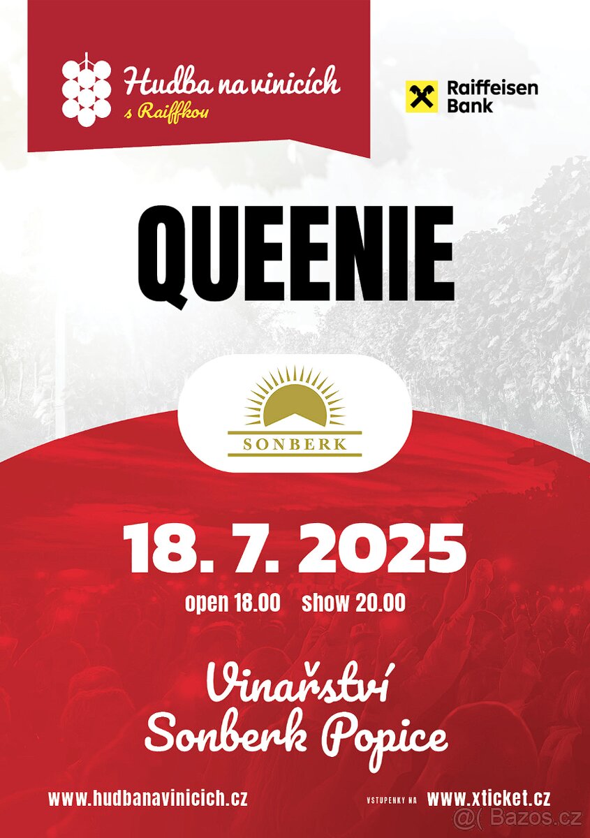 Queenie - Vinařství Sonberk - Hudba na vinicích 2025