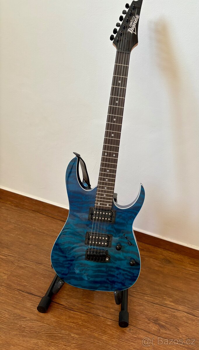 Elektrická kytara Ibanez GRG120QASP-BGD Gio