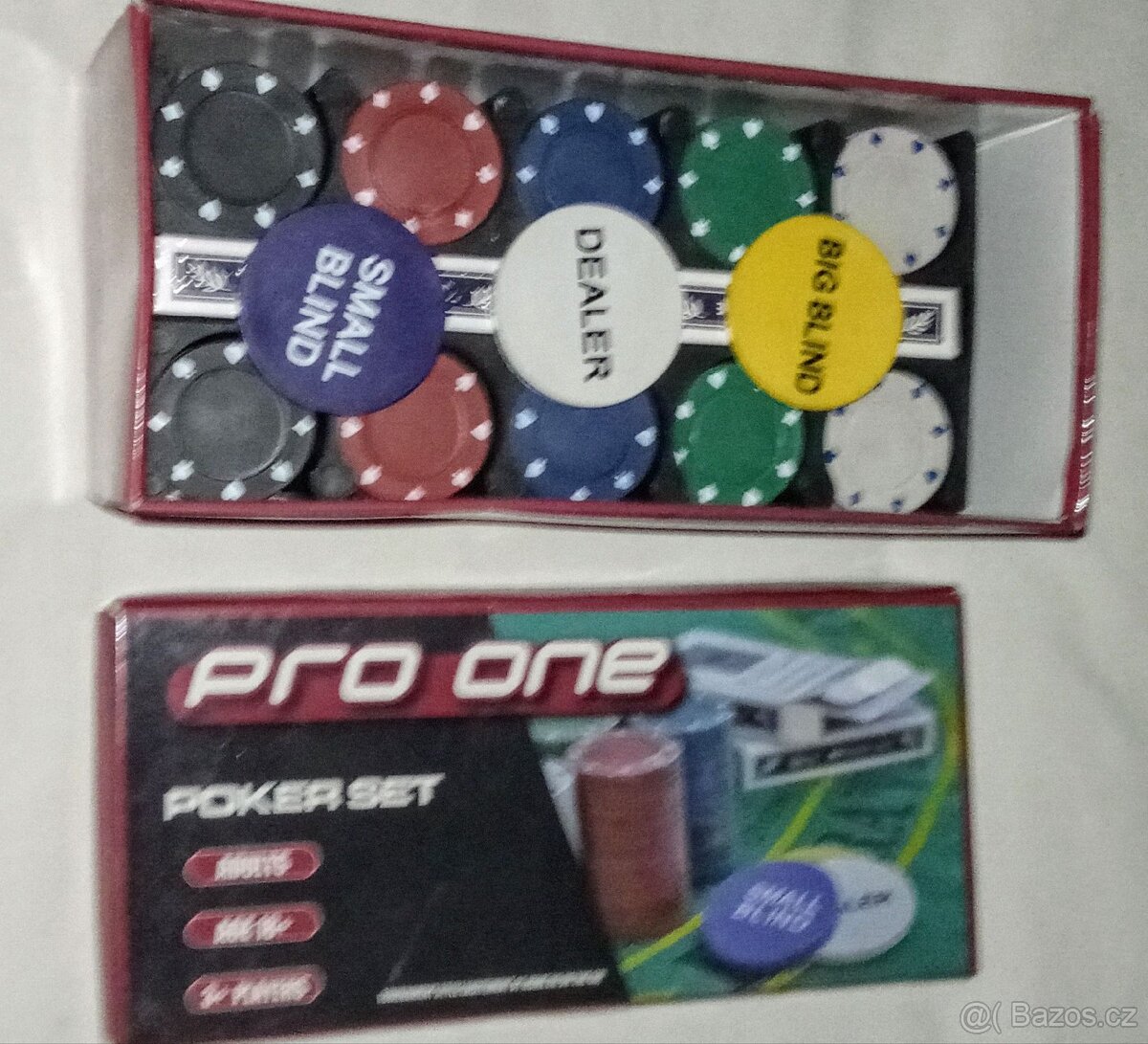 Sada žetonů značky Pro One pro vytvoření domácího kasína