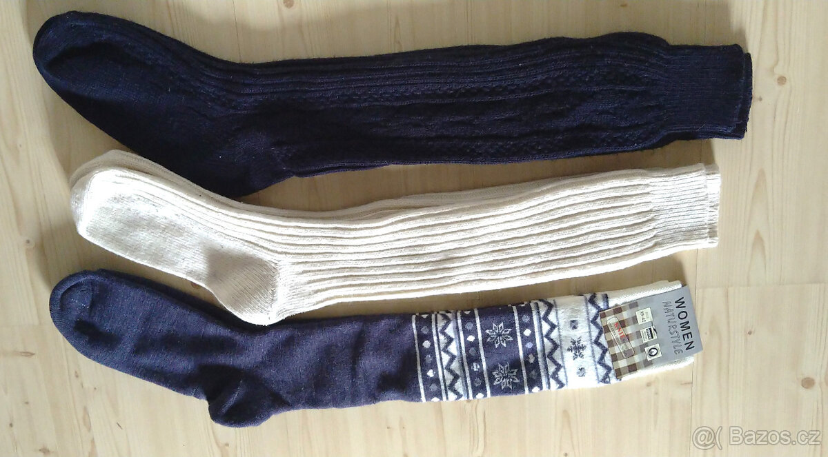 Zimní lyžařské podkolenky