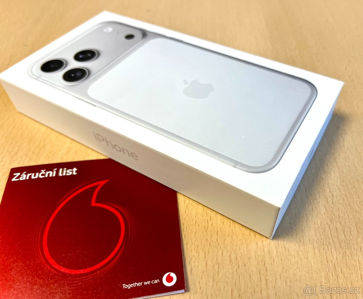 nový iPhone 17 Pro Max 512 GB, záruka 2 roky, CZ