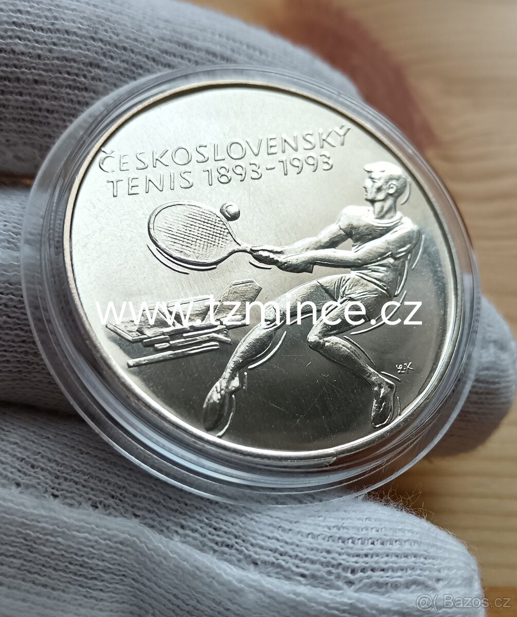 AG 500kčs Československý Tenis 1993 Top stav