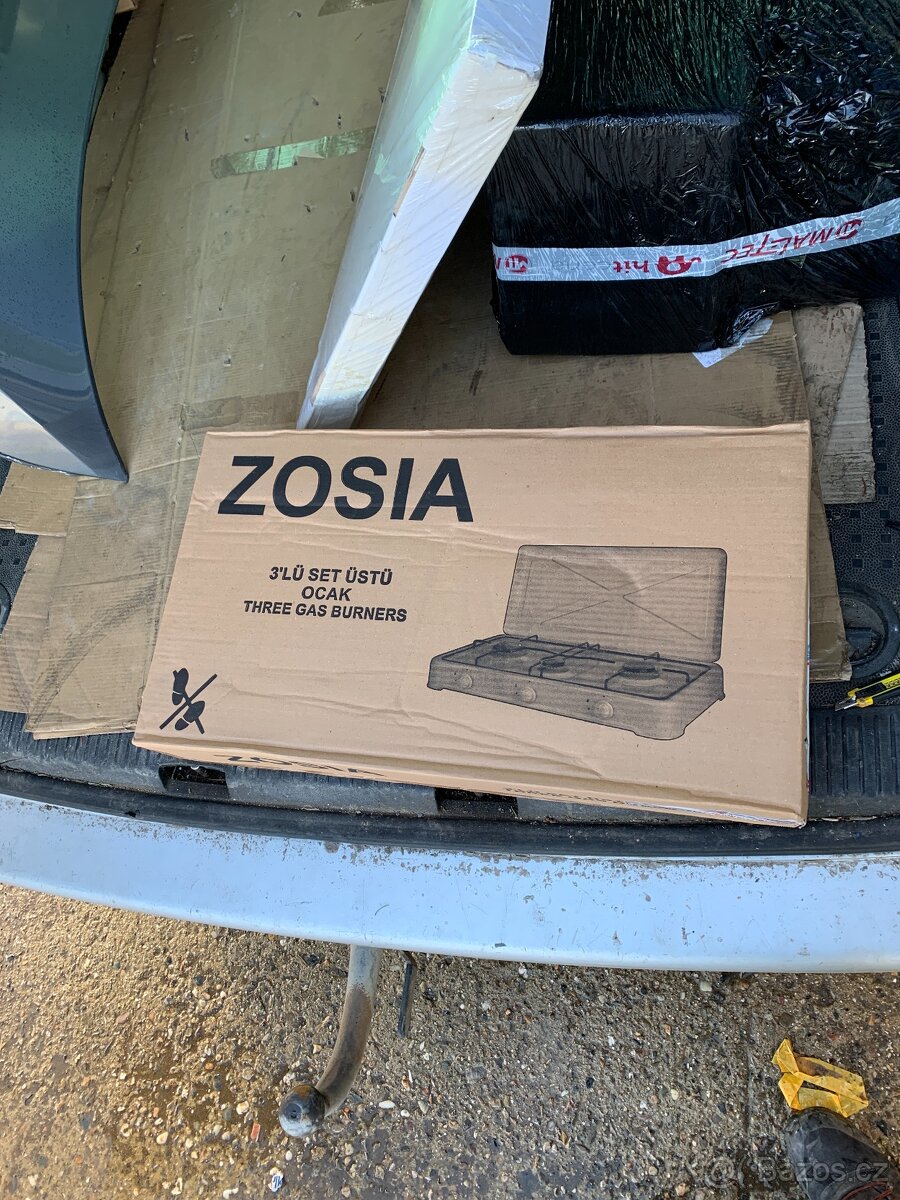 plynový vařič Kempingový STOLNÍ 3 plotynky mobilní