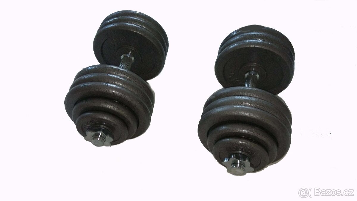 Jednoruční činkový set 2 x 40 kg