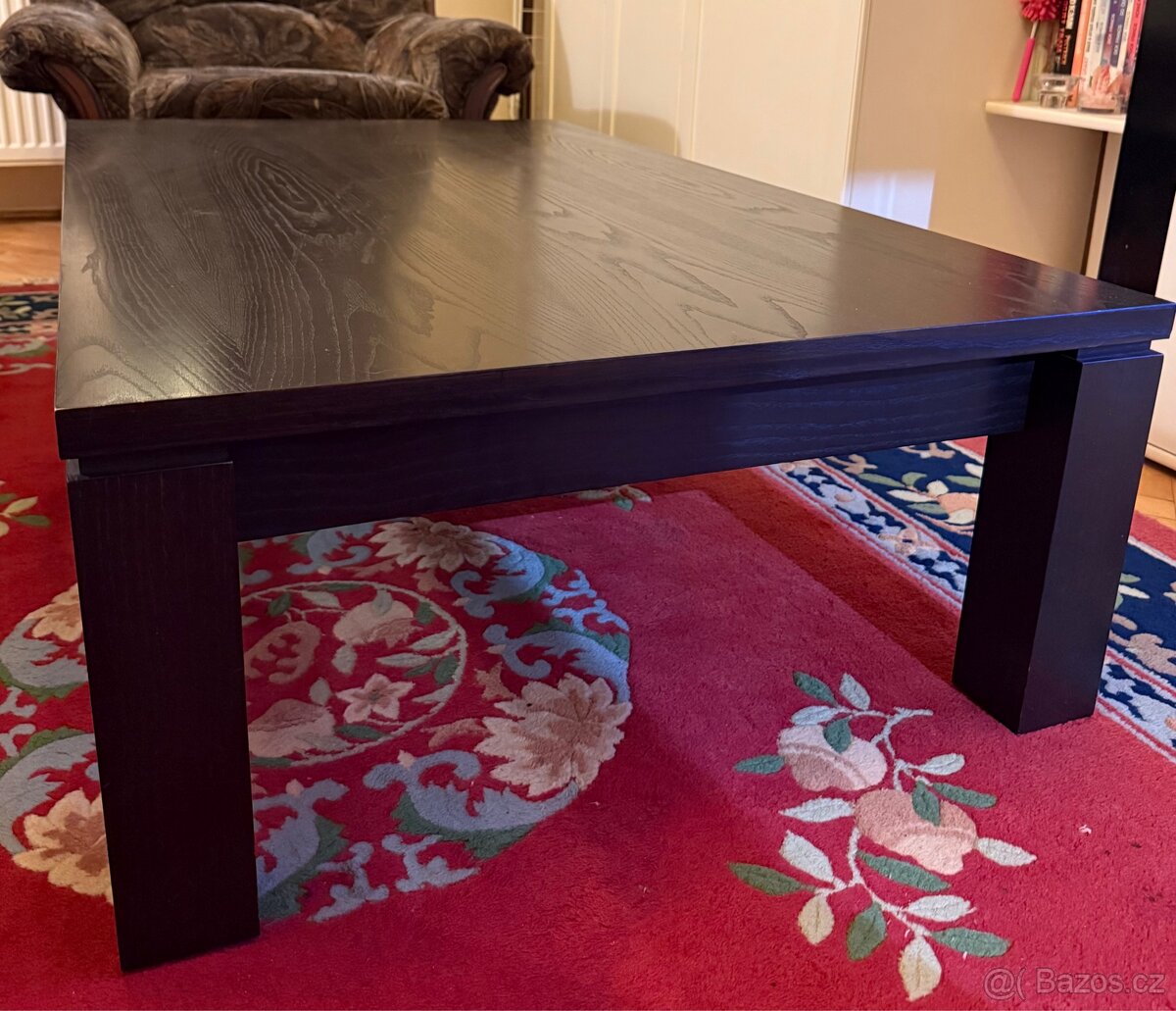 Masivní konferenční stůl 130x85x40