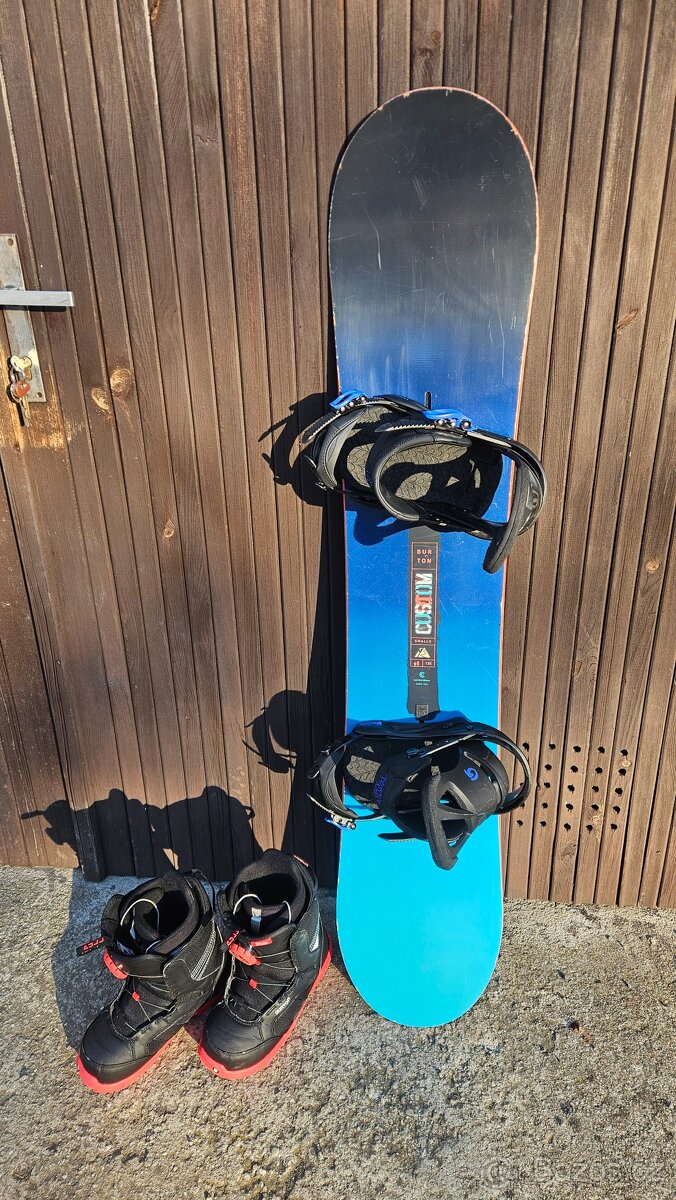 Dětský snowboard Burton 135cm + boty
