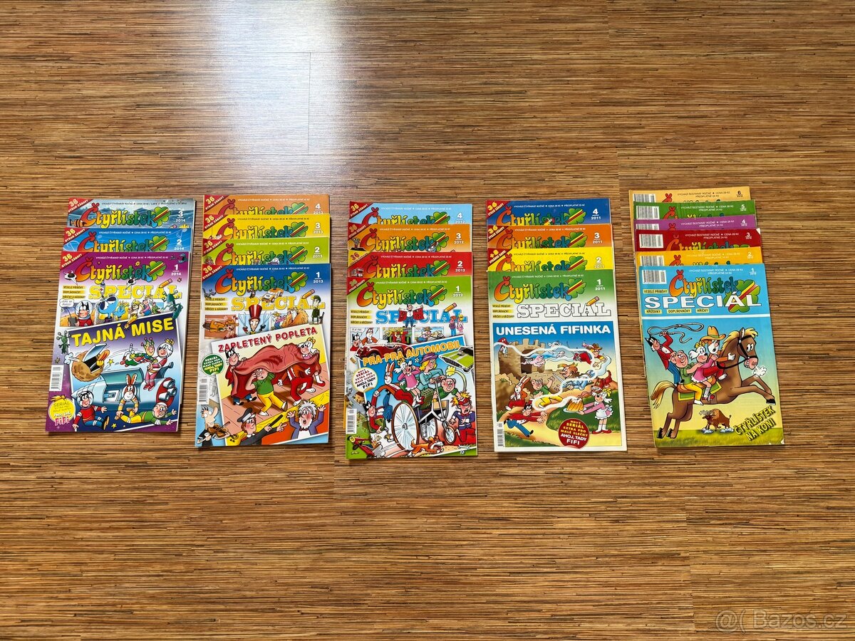 Časopisy Čtyřlístek SPECIÁL, AHOJ TADY FIFI