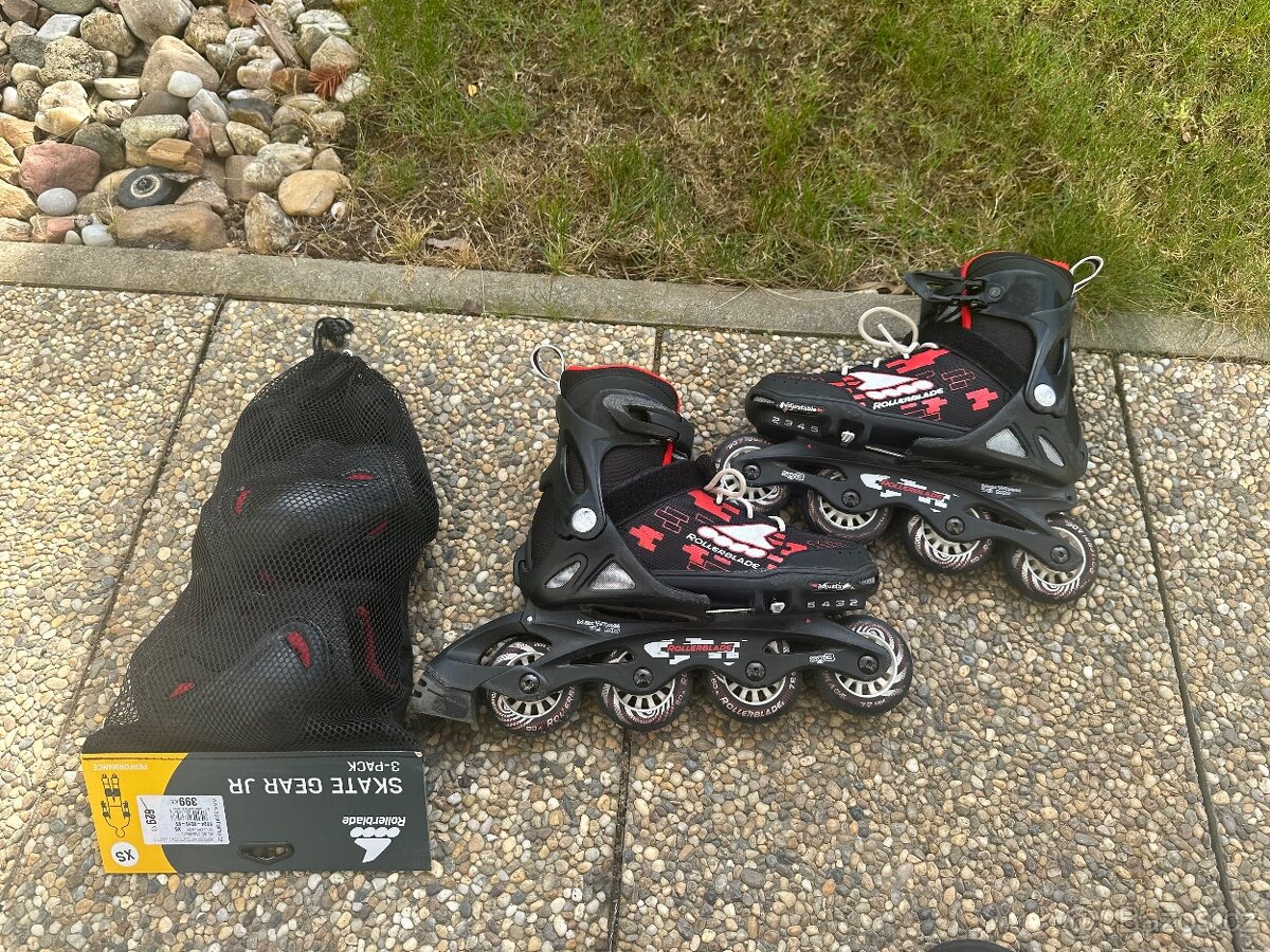 Kolečkové/ inline brusle Rollerblade 33-36,5