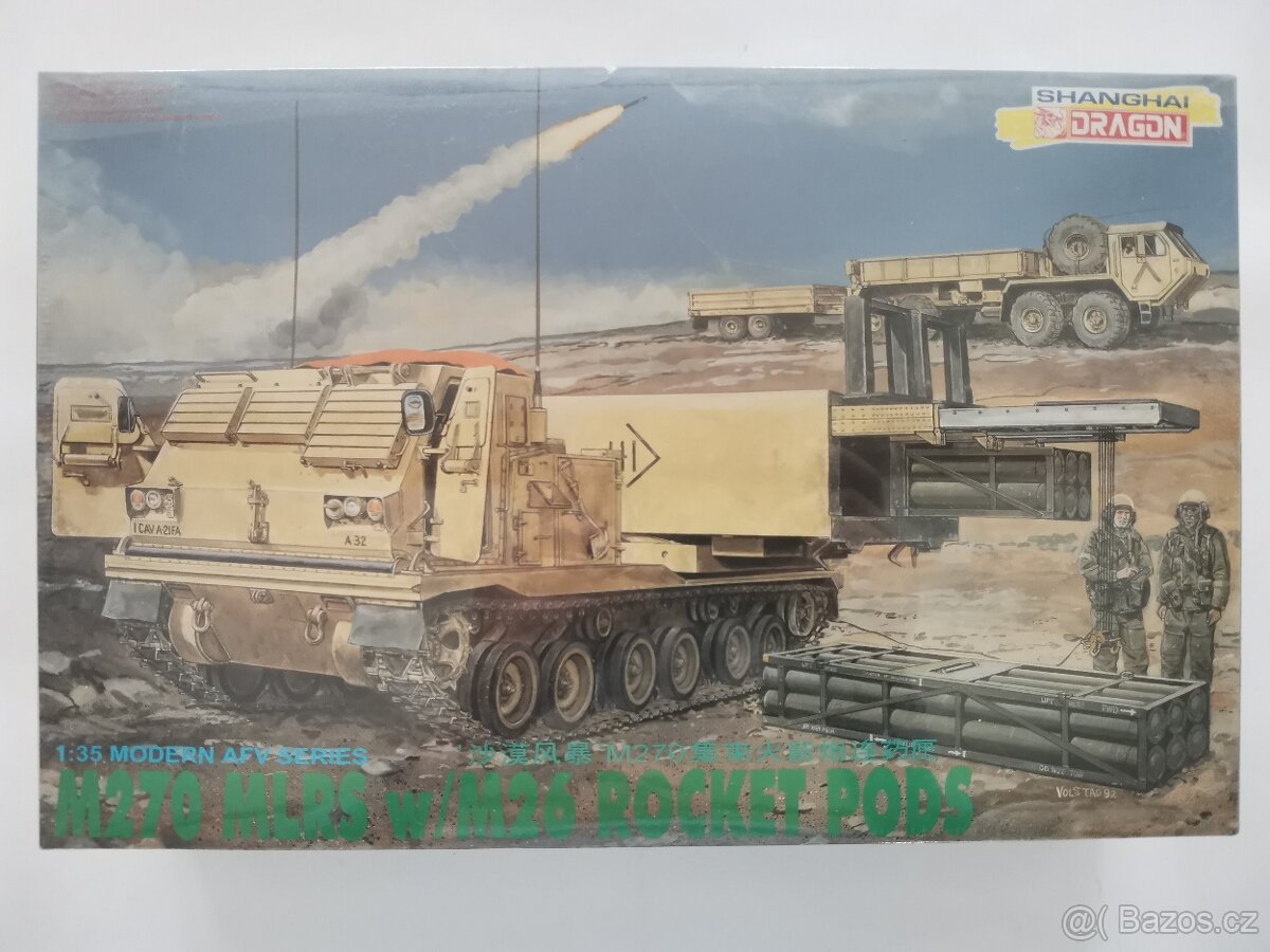 M270 MLRS w/M26 ROCKET PODS 1:35