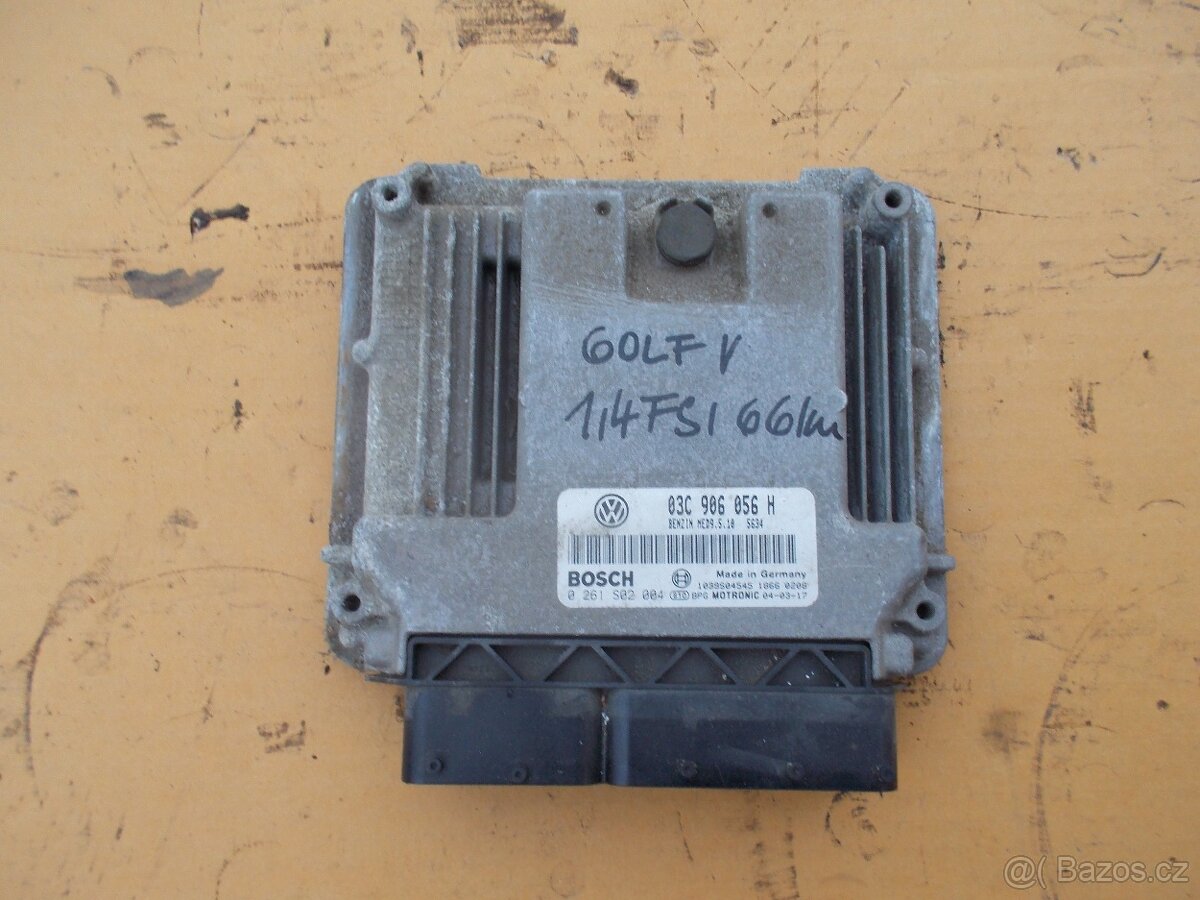 Řídící jednotky motoru VW Golf V