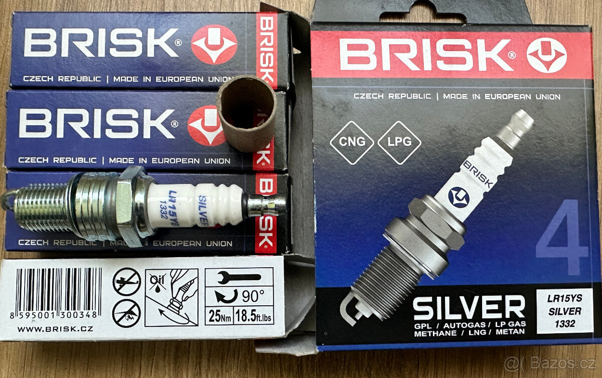 Svíčka zapalovací BRISK sada 4ks. VAZ LADA ŽIGULI