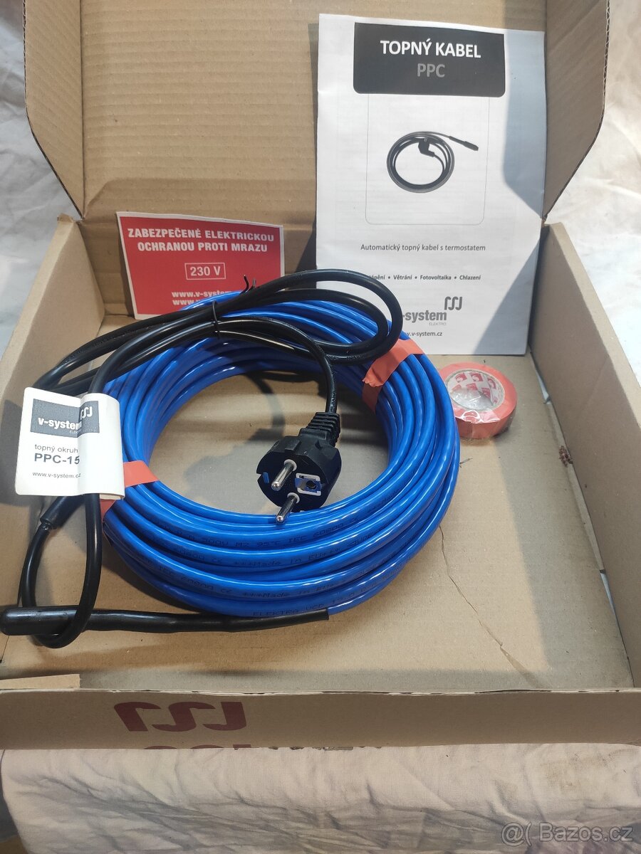 Topný kabel 15m
