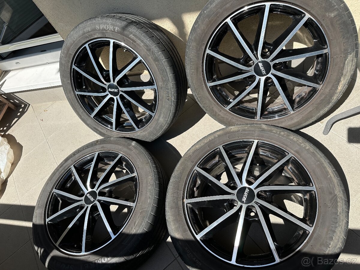 Alu kola ALUTEC 5x112 ET40 R17 + pneu 215/55ZR17