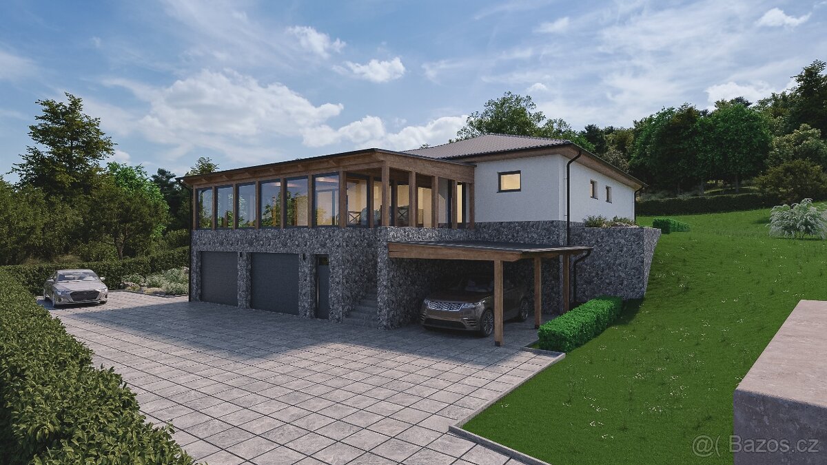 Prodej rozestavěného domu s pozemkem 1369m2