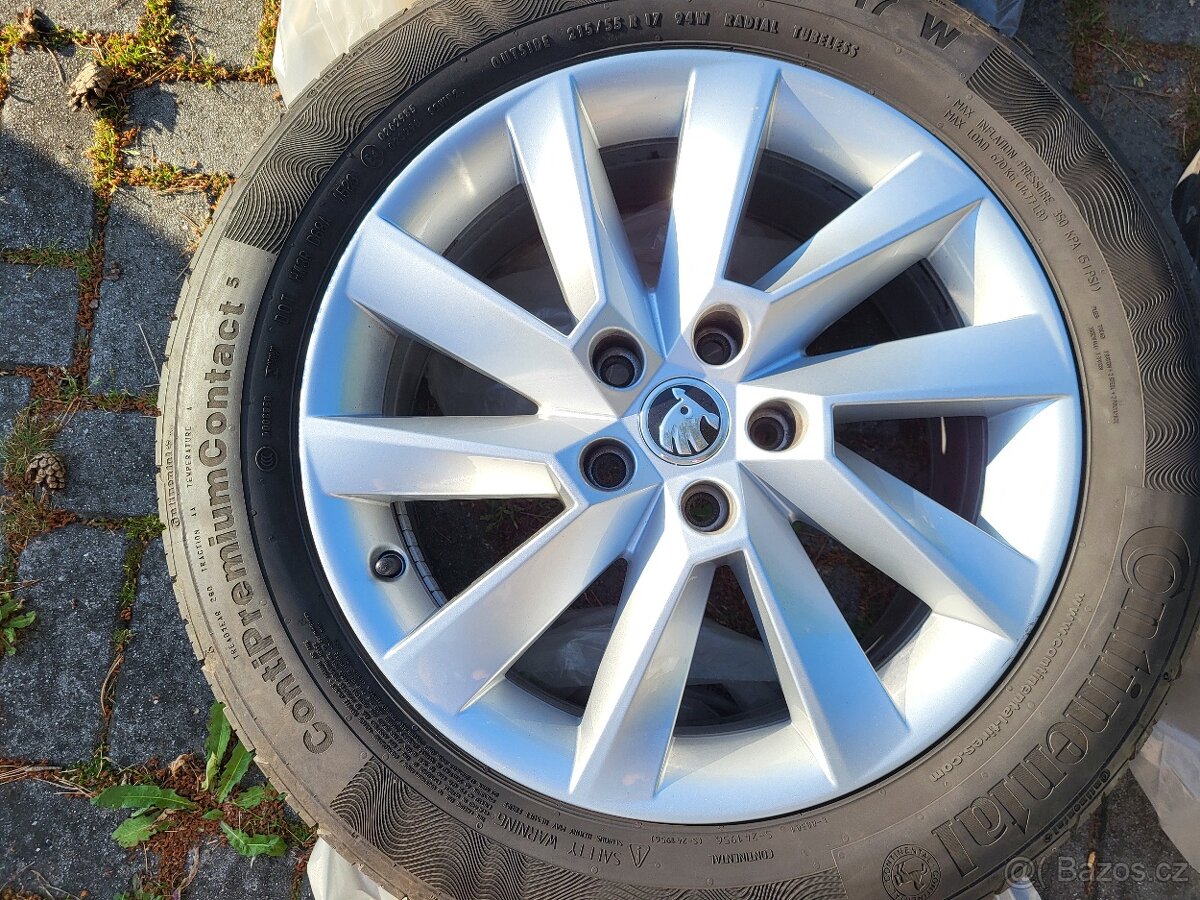 17" letní Škoda Stratos Superb 3 III 3V 5x112 ET40